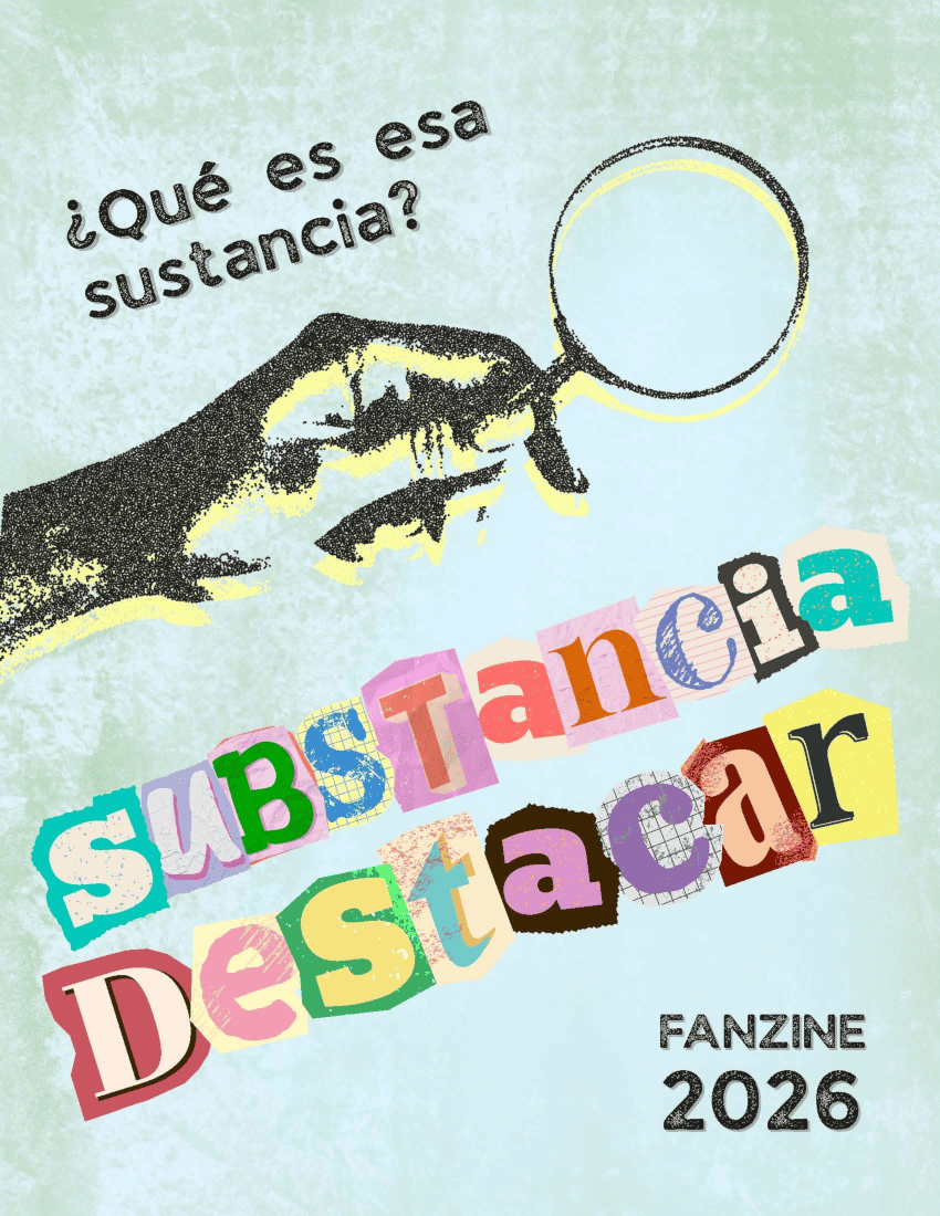 Substancia Destacar Fanzine Plegable 2026.